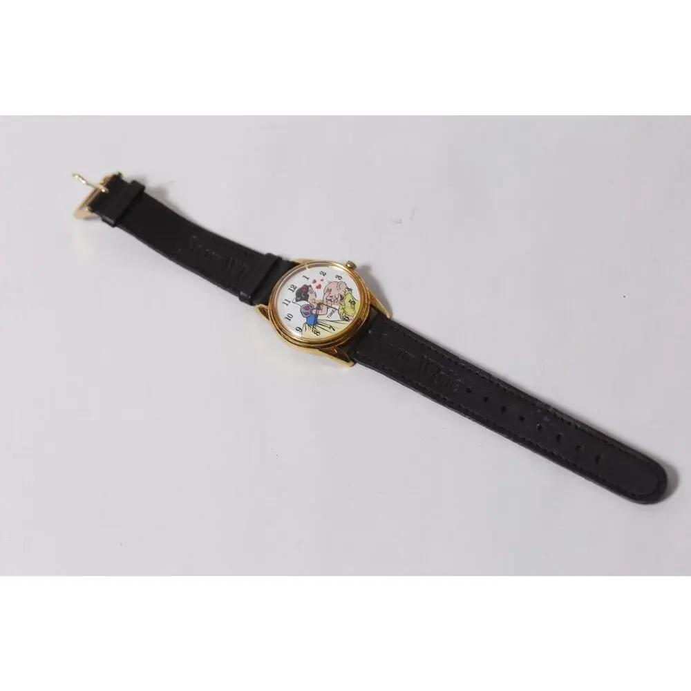 Vintage Disney Snow White Watch by Timex with Leather Strap ~ 260209-WH 962